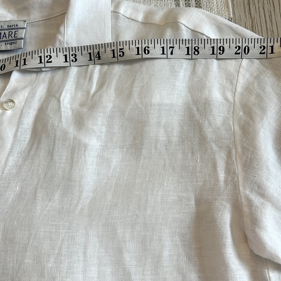 MARE ST BARTH 💯 LINEN TUNIC/BUTTON DOWN SHIRT Sz M - Picture 6 of 12